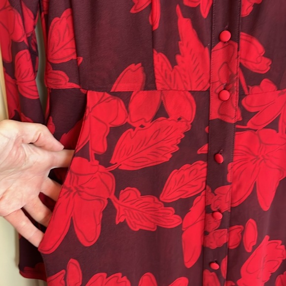 Cabi Shirt Dress Fire and Ice Collection #4392 Size Small - Picture 8 of 11